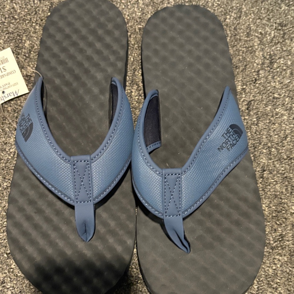 The North Face Slate Blue Flip Flops